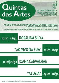 CICLO �QUINTAS DAS ARTES� CONTINUA EM SETEMBRO