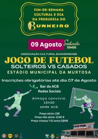 Jogo de futebol Solteiros - Casados ACB 2025 sbado 8 de agosto