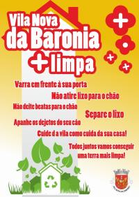 Vila Nova da Baronia mais limpa