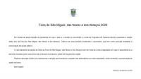 Feira de S�o Miguel 2020