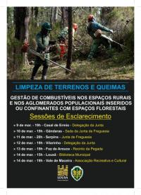A��es de sensibiliza��o no �mbito das limpezas de faixas dos aglomerados populacionais