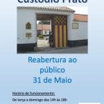 Casa Museu Custdio Prato reabre ao pblico dia 31/05/2020