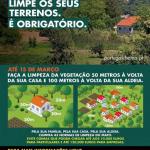 PORTUGAL CHAMA - Limpe os seus terrenos.  Obrigatrio.