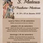 Festa de S. Mateus está de volta ao Bunheiro 21,24 e 25 setembro