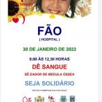 Dê Sangue - Seja Solidário: 30 Janeiro - Fão