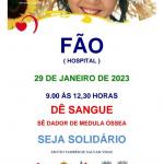Dê Sangue - Seja Solidário: 29 Janeiro - Fão