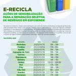 E-Recicla | Sensibilização Separação Seletiva de Resíduos 