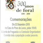 COMEMORAES DOS 500 ANOS DO FORAL