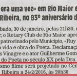 Notcia Publicada no Jornal Regio de Rio Maior