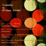 Divulgao - Cinco concertos ao ar livre 